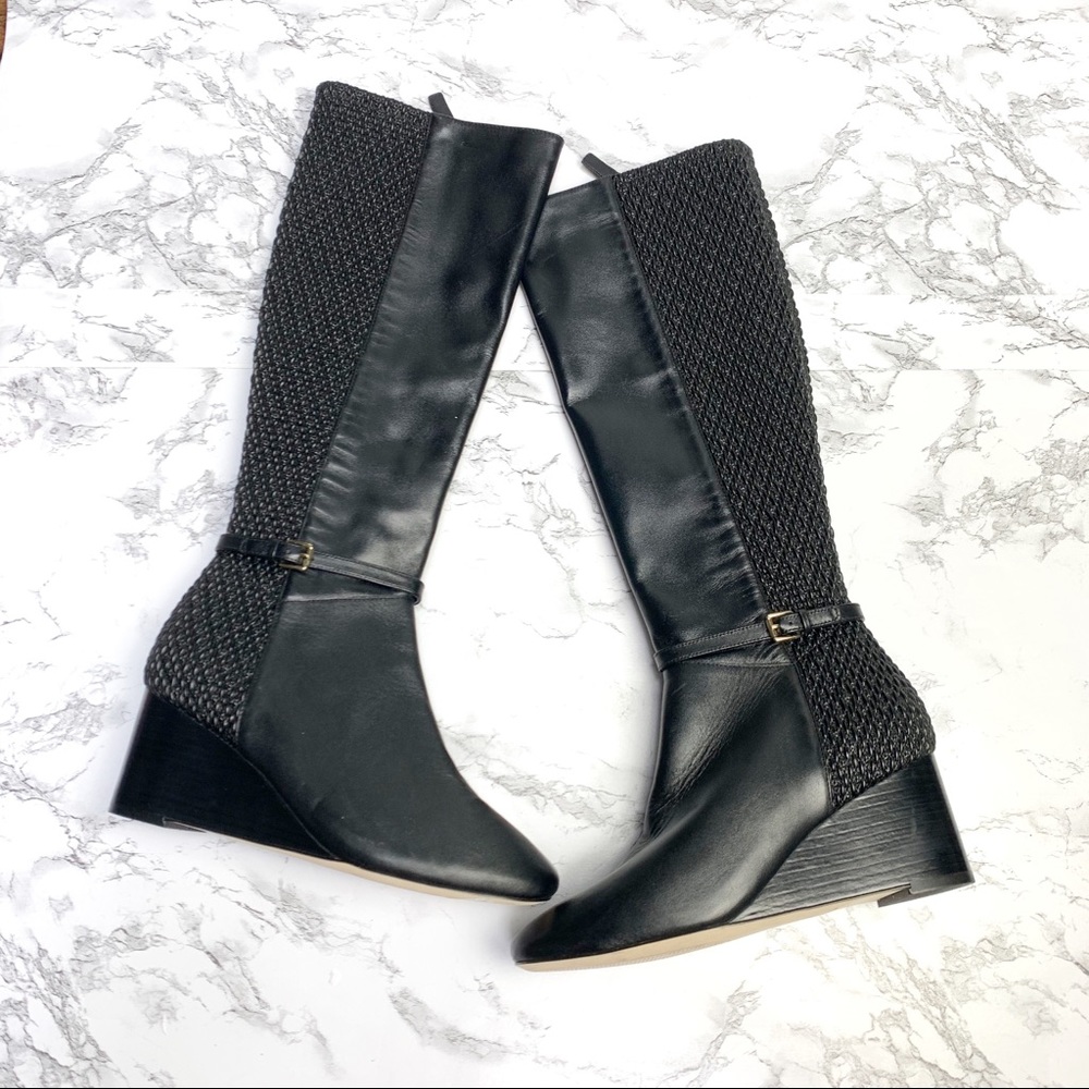 NEW Cole Haan Lauralyn Knee High Wedge Boot - Picture 7 of 10
